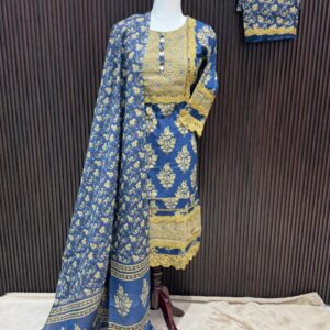 Cotton Readymade blue suit